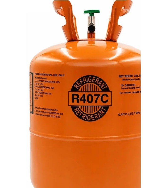 R407C refrigerant cylinder