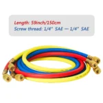 Elitech AC charging hoses for R-134a R-404A R-12 R-22