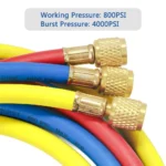 Elitech three-pack refrigerant charging hoses