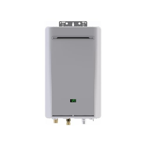 213XDRFopSL_7f0808dd-5fa0-4bef-9697-4b14ebf72da0.jpg Rinnai RE Series 9.8 GPM 199,000 BTU Outdoor Natural Gas Non-Condensing Tankless Water Heater - RE199EN - Image 1
