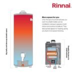 Rinnai RE Series 5.3 GPM 140,000 BTU Outdoor Liquid Propane Non-Condensing Tankless Water Heater - RE140EP - Image 5