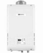 Noritz BNR98DVCLP 9.8 GPM 199900 BTU 120 Volt Residential Liquid Propane Tankless Water Heater with Horizontal Vent Kit and Isolation Valve