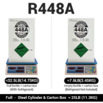 25LB R448A R-448A Freon Refrigerant Gas