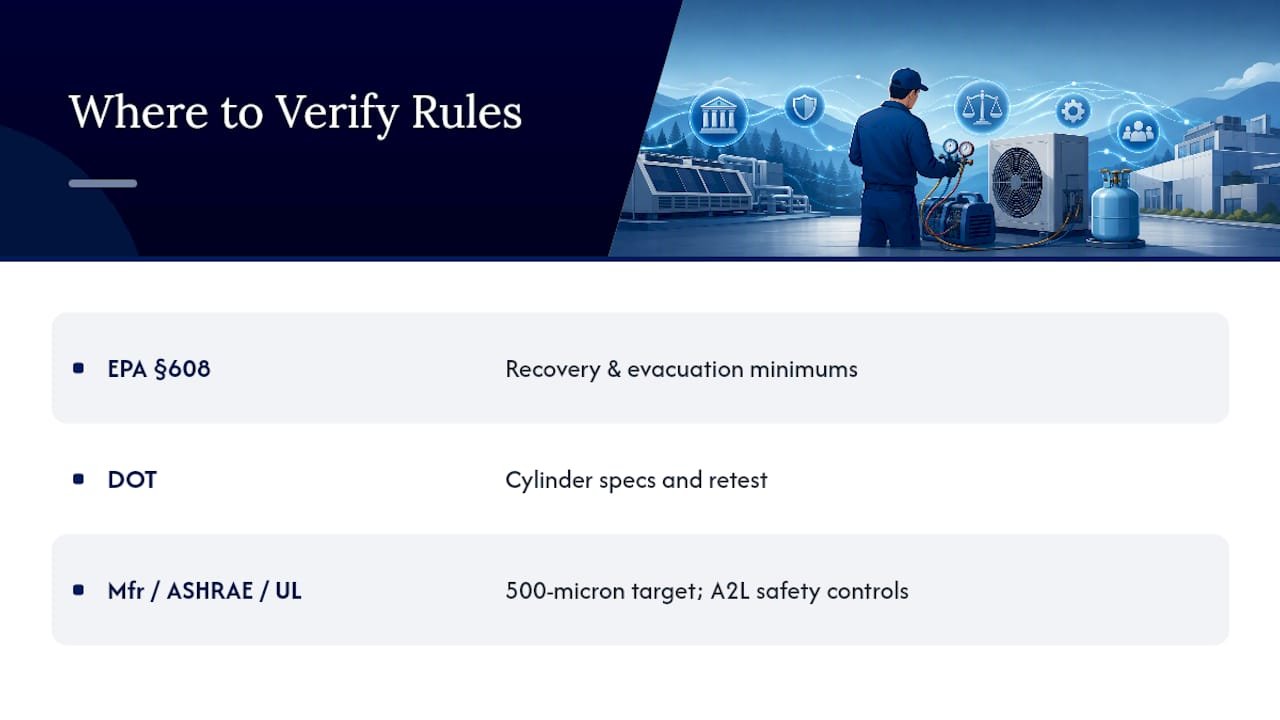 Where to Verify These Rules Yourself — overview diagram