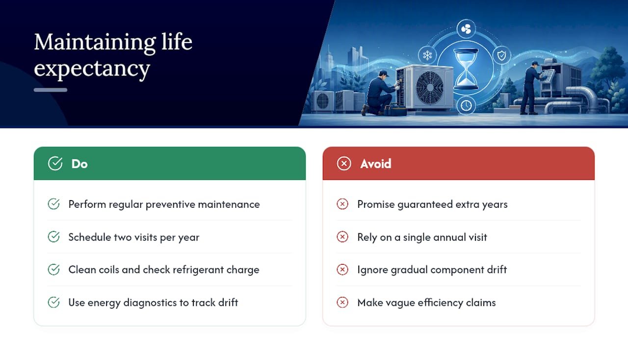 Does a Service Contract Actually Extend Equipment Life? — overview diagram